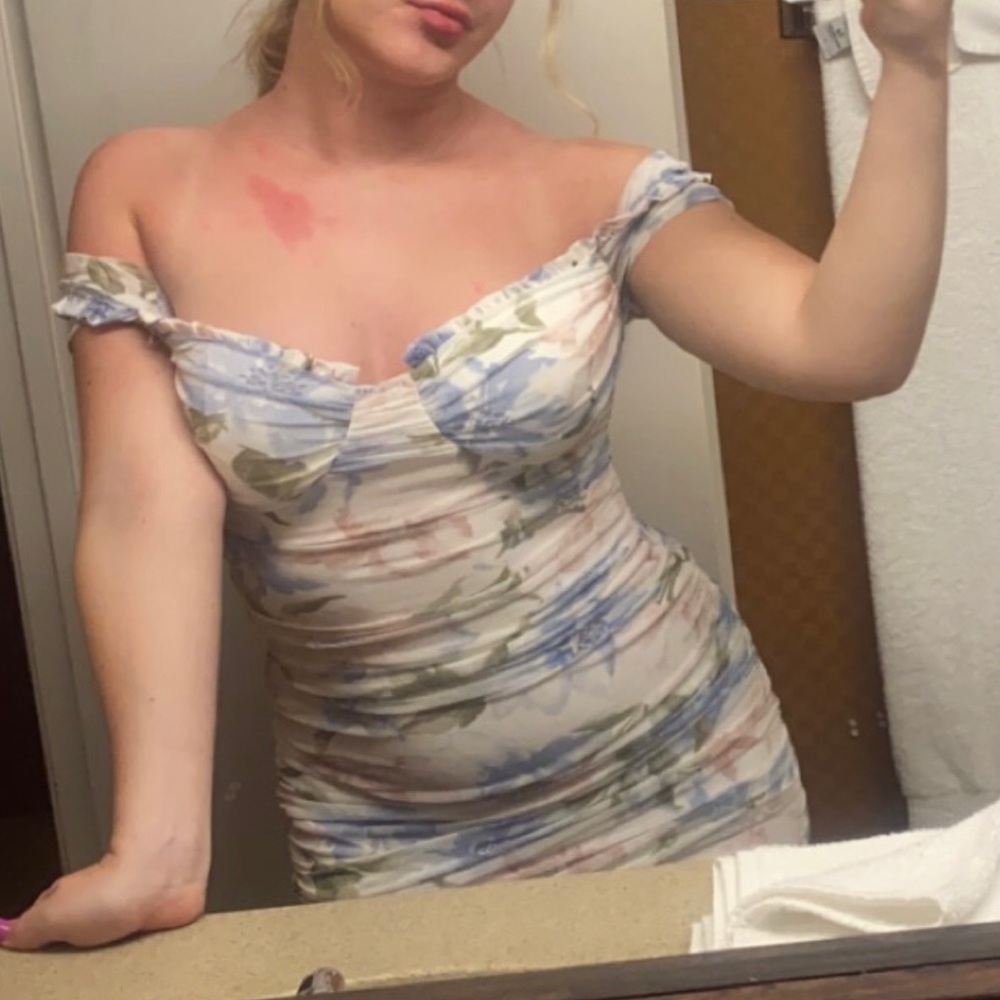 floral formal dress